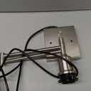 TRLIFE Dimmable Wall Sconce with Remote Control, Adjustable Color Temperature 2700K-6500K and Dimming 10-100% Swing Arm Wall Lights with Plug in Cord, 11.8" Large White Fabric Shade(2 Pack, 2 Bulbs)