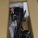 Qamra Black Chandelier,6 Light Farmhouse Dining Room Light Fixture,Small Candle Chandeliers for Dining Room Entryway Foyer Bedroom Kitchen Living Room (Bulbs Not Included)