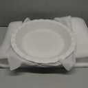 LE TAUCI Ceramic Pie Pans for Baking, 9 Inches Pie Plate for Apple Pie, Round Baking Dish, 36 Ounce Fluted Dish Pie Pan, Set of 2, White