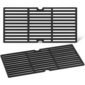 17 Inch Grates G460-0500-W1 463645015 Grill Replacement Parts for Charbroil Grill Grate 463633316 G517-0014-W1 463672416 463642116 463251414 463622515 463672016 463650413 Cast Iron Cooking Grates 2Pcs