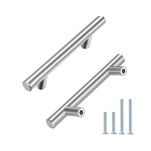 HBL' 1 Pack | 3 Inch Center to Center Brushed Nickel Cabinet Pulls Kitchen Cabinet Handles,Made of Stainless Steel,Ideal for Cabinet,Drawer,Cupboard and Wardrobe