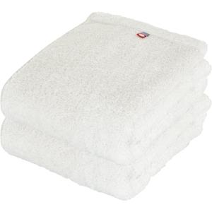 Generic Imabari Towel Small Bath Towel Dry Form Made in Japan Set of 2 Thick Absorbent Quick-Dry (White, Small Bath Towel)