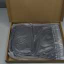 Car Organizer Storage Between Seats, Nappa Leather Headrest Hanging Storage Bag Pocket Purse Holder Snack Holder Automotive Console Organizer for Travel, Driving (Black)