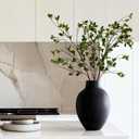 4Pcs Realistic Artificial Greenery Stems - 43" Faux Branches for Vase,Tall Fake Plants Ficus Twig for Wedding Vase Filler Shop Home Decoration