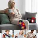 Upgraded 2.0 Red Light Therapy Knee Brace - Knee Massager with 4 Vibration Areas, Cordless Controller, Near Infrared Red Light Therapy Heated Device for Knee Elbow Shoulder