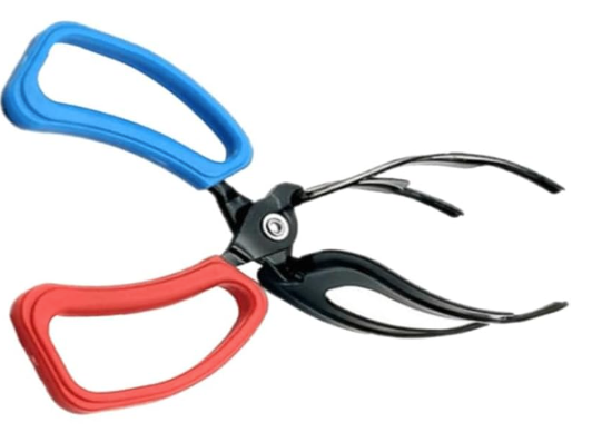 Metal Fishing Gripper, 3-Claw Fish Pliers, Stainless Steel Fish Gripper, Fish Holder for Most Freshwater Fish