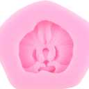 3 x Mujiang Orchid & Chrysanthemum Flower Fondant Molds Set of 4 - Silicone, Food Grade, Easy to Use & Clean, Heat Resistant - Perfect for Cake Decorating, Cupcake Toppers, Candy & Chocolate