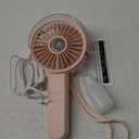 SWEETFULL Misting Fan Portable - 180 Foldable Handheld Personal Fan with Mist Spray, 3 Speeds, 30ml Water Tank, USB Rechargeable for Travel, Outdoors, Makeup, Camping, Home, and Office Use