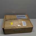 Nintiue Dimmable Floor Lamp, 1000 Lumens LED Edison Bulb Included, Brushed Nickel Arc Standing Tall Floor Lamp with Blue Shade for Living Room Bedroom Office Dining Room