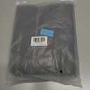 yeuG Women's Plus Size Leggings with Pocket-High Waist Tummy Control Yoga Pants Workout Running Black Leggings (XL)