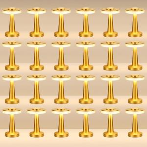 24 Pcs LED Cordless Table Lamp Bulk Rechargeable,Gold
Portable Wireless Lamps, 3 Color Stepless Dimming, 15 Hour Battery, Touch Control, Wedding Home Restaurant Decor