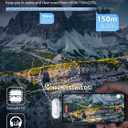 SYNCO Wireless Lavalier Microphone, P2L Dual Transmitter & 1 Receiver 2.4GHz Lapel Mic with Charging Case Plug & Play for YouTube Live Stream Recording Tiktok, Wireless-Lavalier-Microphone-iPhone (White)