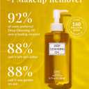 DHC Deep Cleansing Oil, Facial Cleansing Oil, Makeup Remover, Cleanses without Clogging Pores, Residue-Free, Fragrance and Colorant Free, All Skin Types, 6.7 fl. oz.