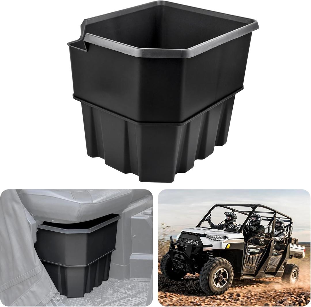 KATIMOTO Under Seat Storage Box for Ranger XP 1000 18-25, Passenger Side Underseat Combined Storage Bin for Polaris Ranger XP 1000 / Crew XP 1000 Diesel EPS Accessories 2018-2025, Replace #2882910