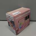 Mini Karaoke Machine for Kids Adults, Portable Bluetooth Speaker with 2 Wireless Microphones, Microphone Speaker Set with LED Disco Lights for Home Party, Birthday Gifts for Girls Boys Kid(Pink)