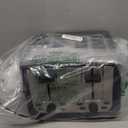 bella 4 Slice Toaster with Auto Shut Off, Extra Wide Slots & Removable Crumb Tray and Cancel, Defrost & Reheat Function, Toast Bread & Bagel, Black