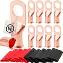 10pcs 4 Awg - 3/8" (M10) TKDMR Wire Lugs Ring Terminal Connectors Ends, UL Listed Heavy Duty for Battery Cable Lug Wire Electrical Eyelets with 4:1 Dual Wall Adhesive Heat Shrink