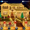 340 LED 90FT Christmas String Lights Outdoor, 12 Pro Modes and Timer Memory & Brightness, Plug in Waterproof Dark Green Wire Twinkle Light for for Xmas Yard Tree Wedding Party Decor (Warm White)