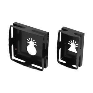 Electrical Wall Outlet Cutters, Stainless Steel Oscillating Square Slot Cutter for Plastic for Wood for Metal