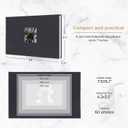 3 x Small Photo Album for Fujifilm Instax Mini Camera, Self Adhesive Albums White 30 Pages Scrap Book for 2x3 46 57 Instax Mini 12 11 9 8 7+ 99 40,Polaroid 300 Instant Camera,K-pop Photocards,Black