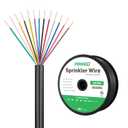 FIRMERST 18/13 Solid Sprinkler Wire for up to 12 Valves System 100 Feet