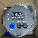 Stage Lights with Barn Doors, COB LED Par Lights Warm & Cool White Spotlights, Sound Activated DMX512 Par Can Light Uplights for Events Wedding Party Theater Church Studio Concert 2 Packs