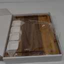 Premium Large Cheese Boards Acacia Nice Charcuterie Boards Gift Set Handcrafted Cheese Tray Set Unique Housewarming Gifts, Wedding Gifts for Couple, Bridal Shower Gifts (Retangular-No Slate)