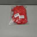 Women Lingerie Sexy Open Front Lace Babydoll Dress with Thong Halter Mesh Nightgown (Red, S)