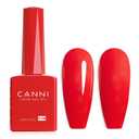 CANNI Red Gel Nail Polish, 1Pcs Bright Red Gel Polish Neon Color High Gloss Soak Off U V Manicure Salon DIY