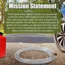 The Original Safety Siphon 4 Foot Hose For Gasoline And More - 1/2" Valve Siphon Pump - Use for Cars, Boats, Mowers - Self Priming Pump Transfers 3.5 Gallons per Minute - FDA Food Grade for Home Brews