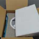 Bedsure Large Cat Beds for Indoor Cats - Extra Wide Cat Cube House for Small Pet with Fluffy Ball Hanging and Scratch Pad, Foldable Pet Cave Hideaway for Multiple Cats, 23.6x16.9x13 inches, Grey