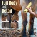 oneisall Cordless Horse Clippers,Low Noise 2 Speed Grooming Clippers,Horse Trimmer Shaver Kit for Matted Long Hair,Detachable Stainless Steel Blade Grooming Kit for Thick Coat
