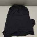 SOLY HUX Women's Sexy Halter Mini Dress Open Back Y2k Deep V Neck Backless Ruffle Fringe Bodycon Club Dresses (Medium, Plain Black)