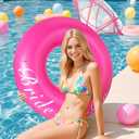 HeySplash Pool Floats, Inflatable Pool Float, Large Floatie for Bachelorette Party, Swim Tube River Lake Beach Bride Wedding Decor Fun Toy Raft Adults