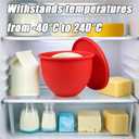 Silicone Bowl Liners for 5 Qt Kitchen Mixers, Silicone Liners for Kitchen Tilt-Head 5 Qt Mixers, Mixer Attachments and Accessories, Replacement Mixers Bowls (MIX-3pcs,5 Qt)