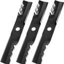 Mulching Blades 103-6396 Compatible with Turf Tracer 48" Deck | 103-6391 Mower Blades Compatible with Ex Mark Lazer Z, Vantage 48" | Replace 103-6401, 103-6381, 103-6401-S | 3-Pack