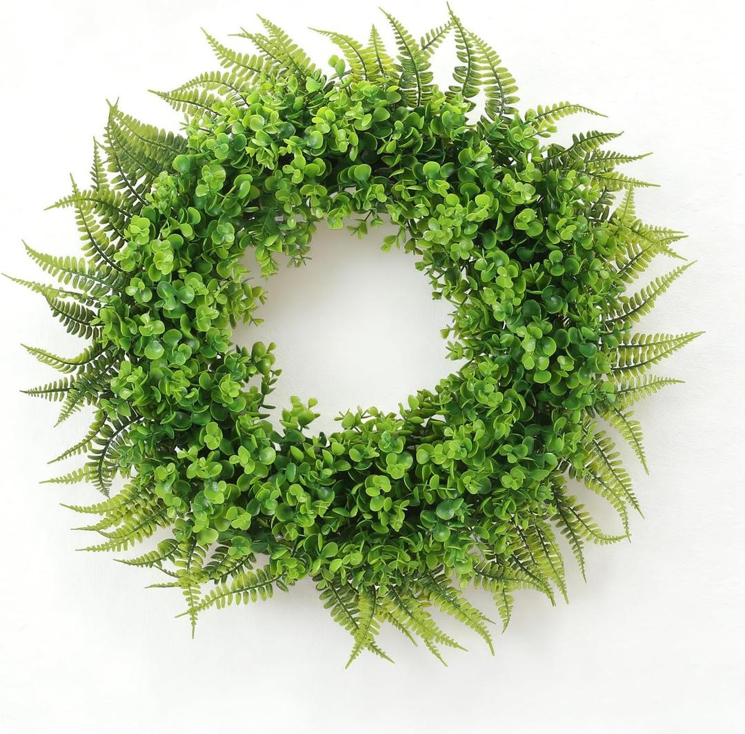 26 Inch All Season Front Door Wreath, Year-Round Wreath for Spring, Summer, Fall, and Winter, Farmhouse Wall, Porch, Window, and Yard Decoration