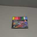 KERIFI Window Chalk Markers for Cars Washable: 10mm Jumbo Liquid Chalk Pens, Wet Erase for Auto Bistro Blackboard Glass Mirror Poster Windows Art Wedding Signs, Just Married Car Decorations (8 Colors)