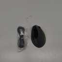 AOC 2.4GHz Ergonomic Mouse, Wireless Bluetooth Vertical Mouse for Work, 4800 DPI Optical Tracking, 5 Adjustable DPI, Quiet Clicks, RGB Light, Compatible with Computer, Laptop, PC, Mac, Desktop - Gray