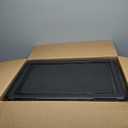 IRIS USA WeatherPro 74 Qt Storage Bins with Lids, 4 Pack, BPA-Free Plastic Gasket Box with Tight Latch and Seal, Stackable Nestable Tote Tub - Black/Red