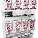 Acrylic 8 Slot Booster Pack Dispenser - Safeguard