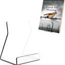 Boloyo Acylic Upright Display Stand, 10PC 4 Inch Clear Display Holder Easel Base Picture Frame for Home Office School Store to Display Book, Vinyl Record, Album, LP Cover, Artworks, CDs