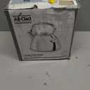 All-Clad Specialty Stainless Steel Tea Kettle 2 Quart Induction Pots and Pans, Cookware Silver