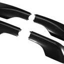 4pcs Car Roof Rack Side Rails End Cover Shell Cap Compatible for Toyota RAV4 2001-2005, Durable Plastic Black Cargo Rack Legs Protection