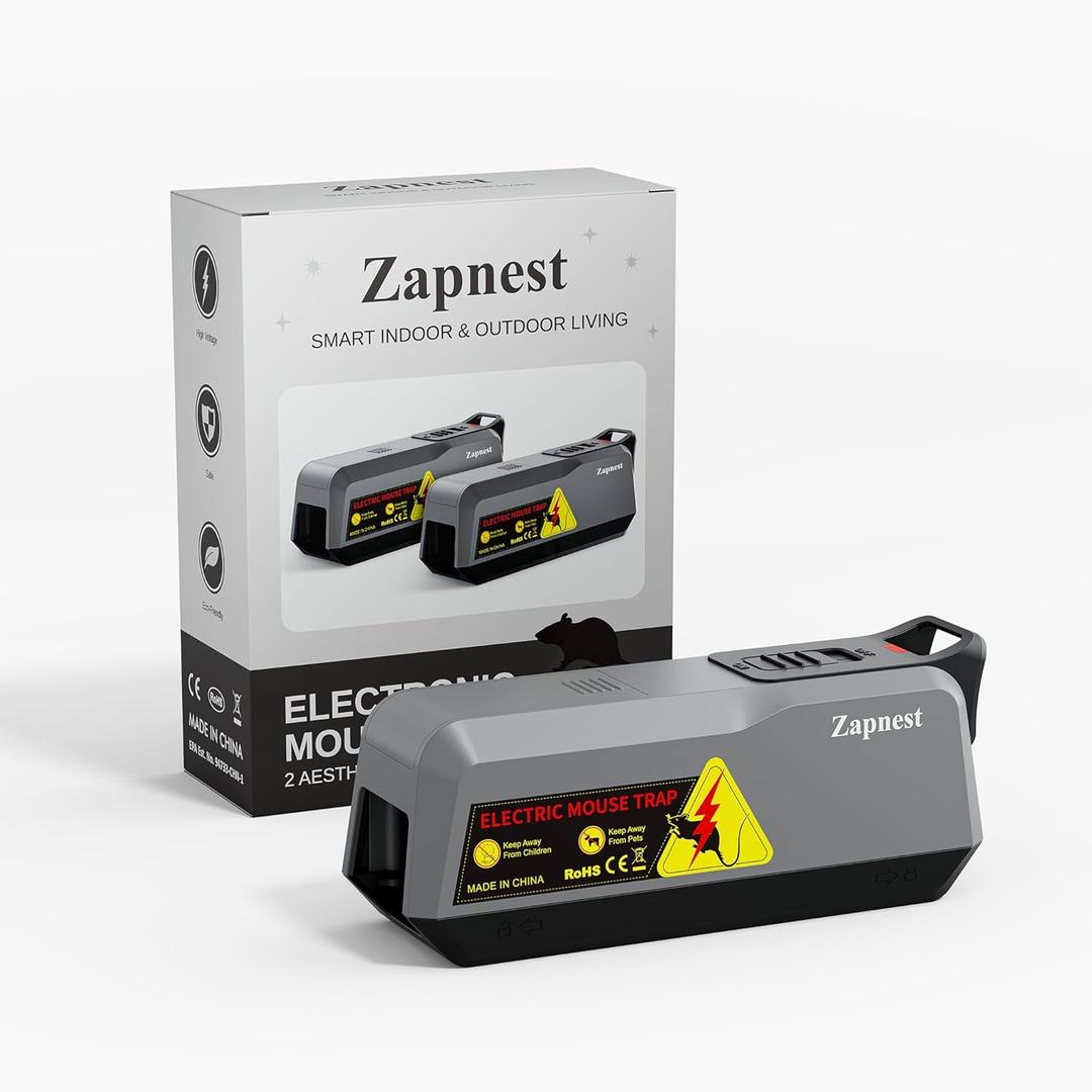 Zapnest Smart Indoor & Outdoor Living Electronic Mouse Trap 2 Aesthetically Designed Traps