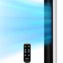 LEVOIT Tower Fan for Bedroom, Standing Fan with 28dB Quiet for Sleep, Remoter, 12H Timer, 25ft/s Velocity, 5 Speeds, 4 Modes, 90 Oscillation for Home, Office, Indoor, Bladeless 36 inch, White