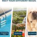 Crystala Garden Hose End Pre-Filter for Swimming Pool, Hot Tubs, Spa, Inflatable Pool, Ponds, Greatly Reduces Bad Taste, Odors, Chlorin and Sediment, up to 8,000 Gallons, 3 Pack