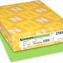 Wausau Papers Neenah Paper 21811 Astrobrights Colored Cardstock, 8.5 x 11, 65 lb/176 GSM, Martian Green, 250 Sheets