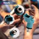 Set of 4 Fuel Injectors - Compatible with YAMAHA Outboard 4 Stroke 30HP 40HP 50HP 60HP 70HP - Replaces 6C5-13761-00-00