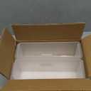 Shellwei 4 Pcs Acrylic Display Risers Rectangular Clear Cupcake Stand Holder Large Shelf Risers for Figures, Dessert Shelves for Party, Stands for Decoration and Organize (12'' X 5'' X 3.3'')